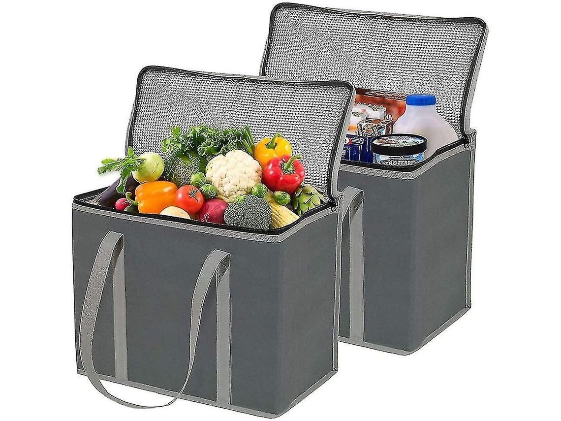 Sacos de Compras Reutilizáveis ​​dobráveis, Saco Refrigerador Estoque Isolado, Grande Gelo GOKOCO