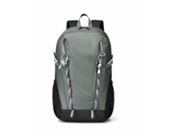 Mochila multifuncional impermeável com grande capacidade para atividades ao ar livre, como caminhadas e montanhismo (cinza).