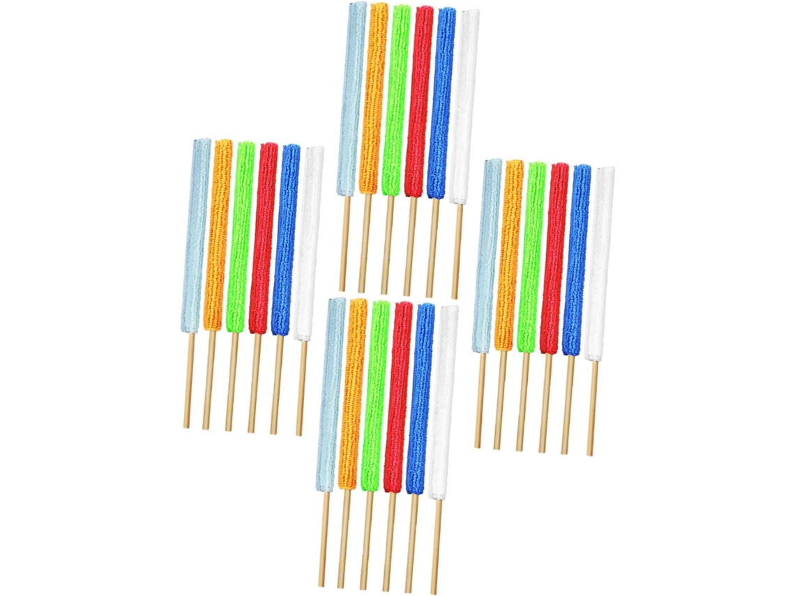 Conjunto De 24 Escovas De Limpeza Multifuncionais, Ferramenta Ergonômica Para Frestas