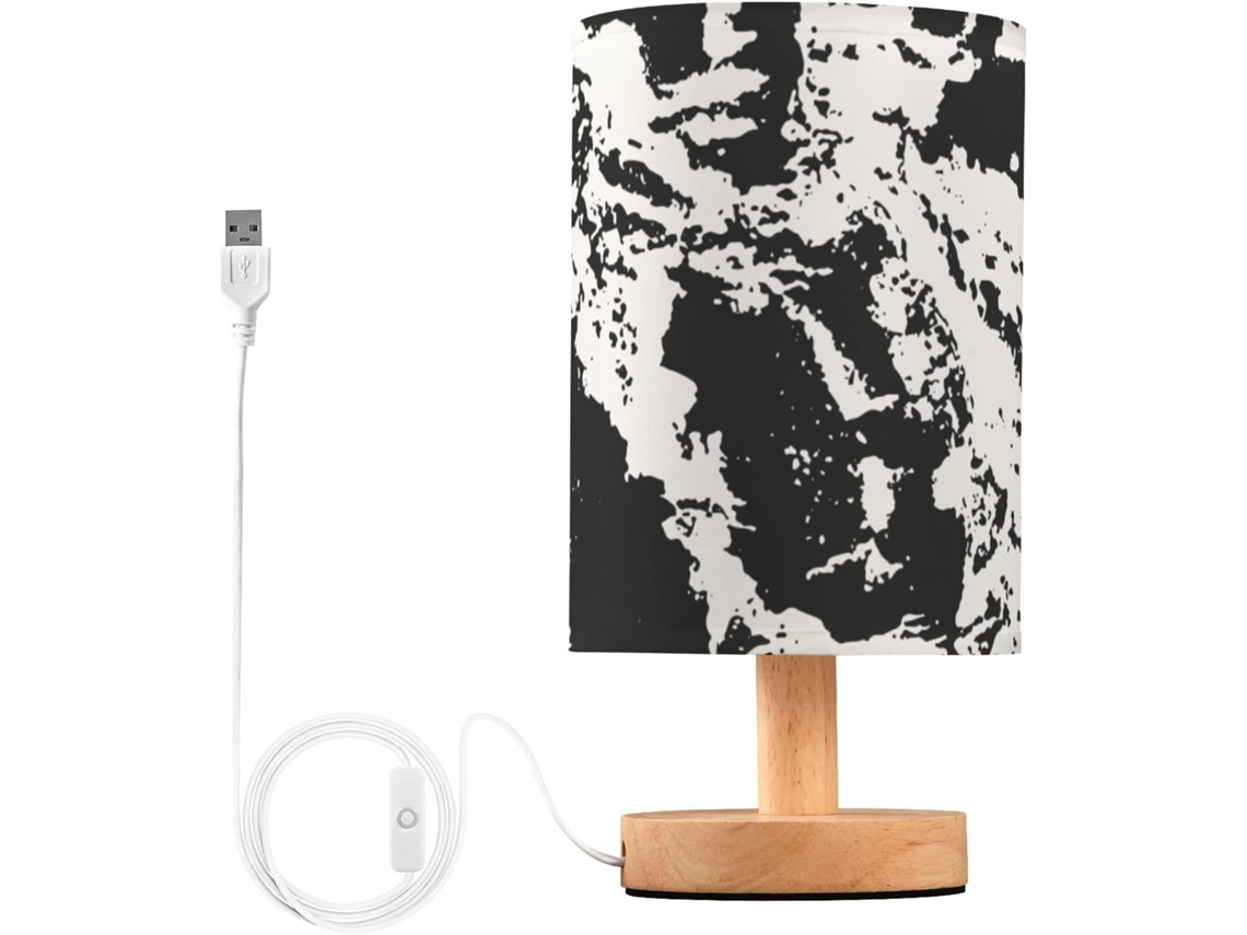Abajures De Mesa Kll, Luz Quente, Design Fluido Com Textura De Grão, Luminárias De Leitura Para Casa E Escritório