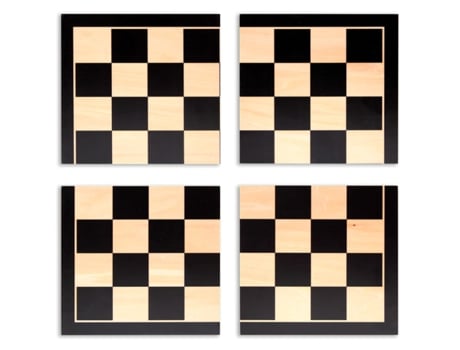 Tabuleiro De Xadrez Divisível/magnético Preto Série Pro 40x40 Aquamarine