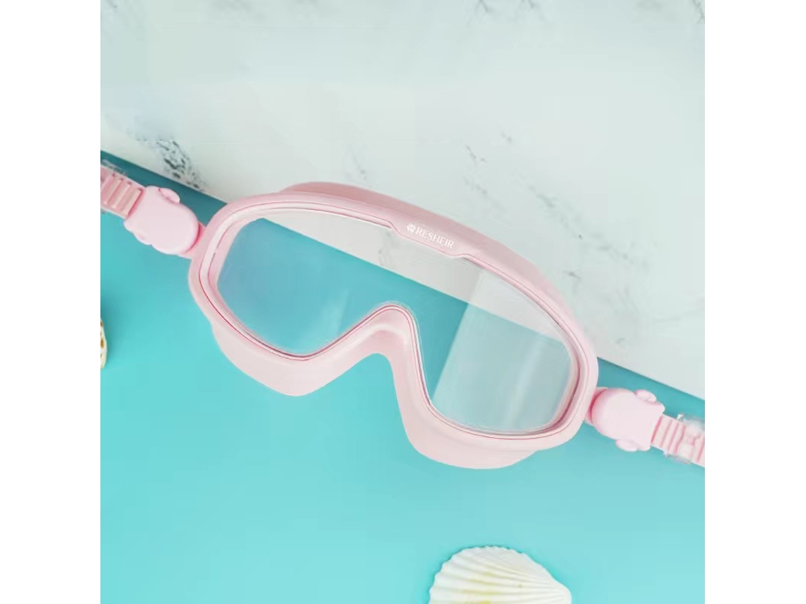Óculos de Natação Modernos Armação Ampla Rosa AQUAFORGE