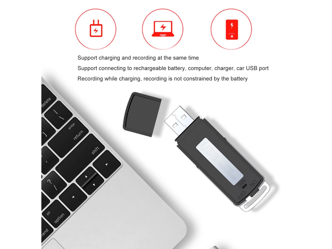 Gravador EOOCOO com Interface Usb Dupla