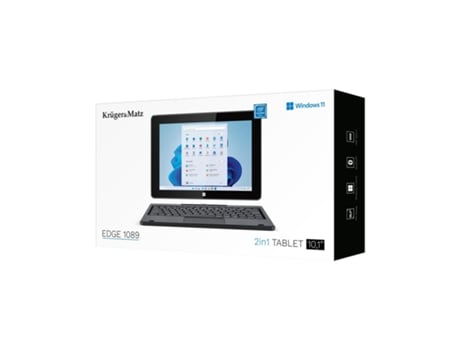 Krügermatz Km1089 Tablet 8 Gb Ddr3 256 Gb Intel® Celeron® N4020, Dual Core 25,6 Cm Wi Fi 5 (802.11ac) Win 11 Pr Kruger Matz (10.1)