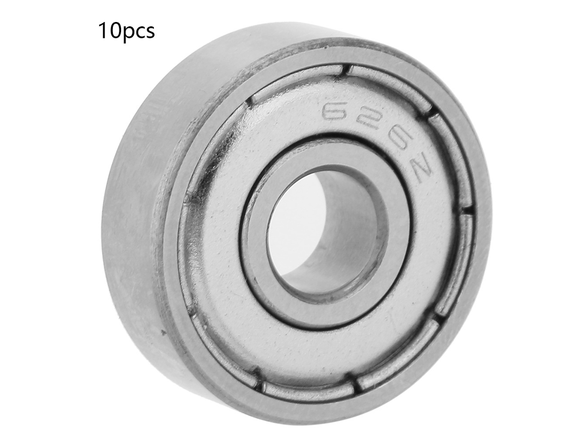 10 Peças Rolamentos De Esfera De Canal Profundo Selados Nos Dois Lados Aço Id 3/4/5/6mm Od 10/13/16/19mm 626-zz