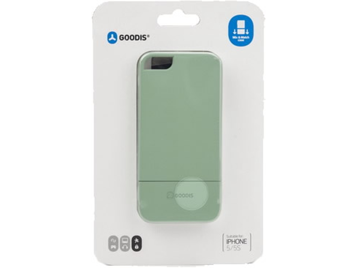 Capa pc rubber GOODIS wicked iPhone  5\5S menta