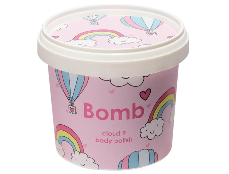 Esfoliante Corporal Bomb Cosmetics Cloud 9 375g Hidrataçao Revigorante, Suaviza E Refresca A Pele Do Corpo.