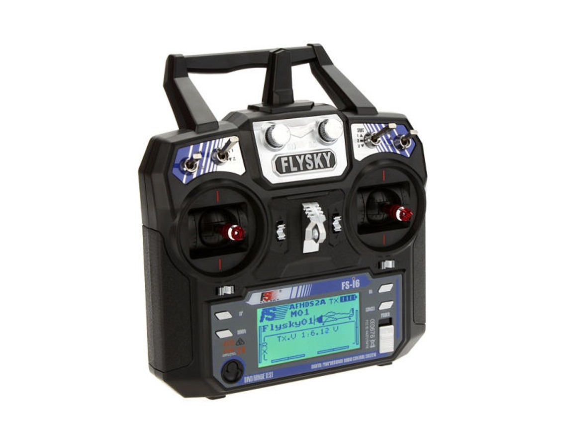 Modo 2 (acelerador Mão Esquerda) transmissor Rádio Rc Flysky Fs-i6 2.4ghz 6ch Afhds/afhds 2a Receptor Fs-ia6b Para Drone Fpv Veículos Barcos Robôs