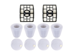 2 Filtros Hepa+ 4 Peças de Espuma e Feltro para Aspiradores Pó Nv755, Uv795, Conjunto de Peças Reposição Xff750 Xhf750 BRILVIBERA