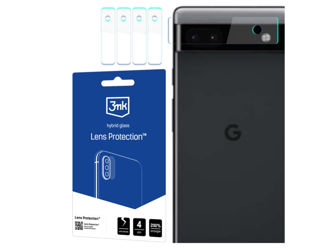 Vidro De Proteção De Lente 3mk Para Google Pixel 6a Alta Transparência