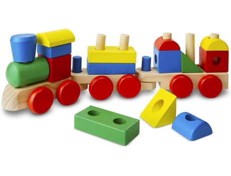 Brinquedo Educativo  Stacking Train Toddler Toy