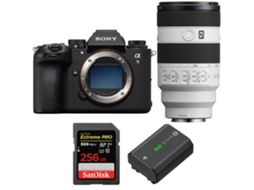 A9 Iii + Fe 70 200mm F/4 Macro G Oss Ii + 1 Sandisk 256gb Uhs ii 300mb/s + 1 Sony Np fz100 + Ebook “20 Dicas para Fotos Que Impressionam” SONY