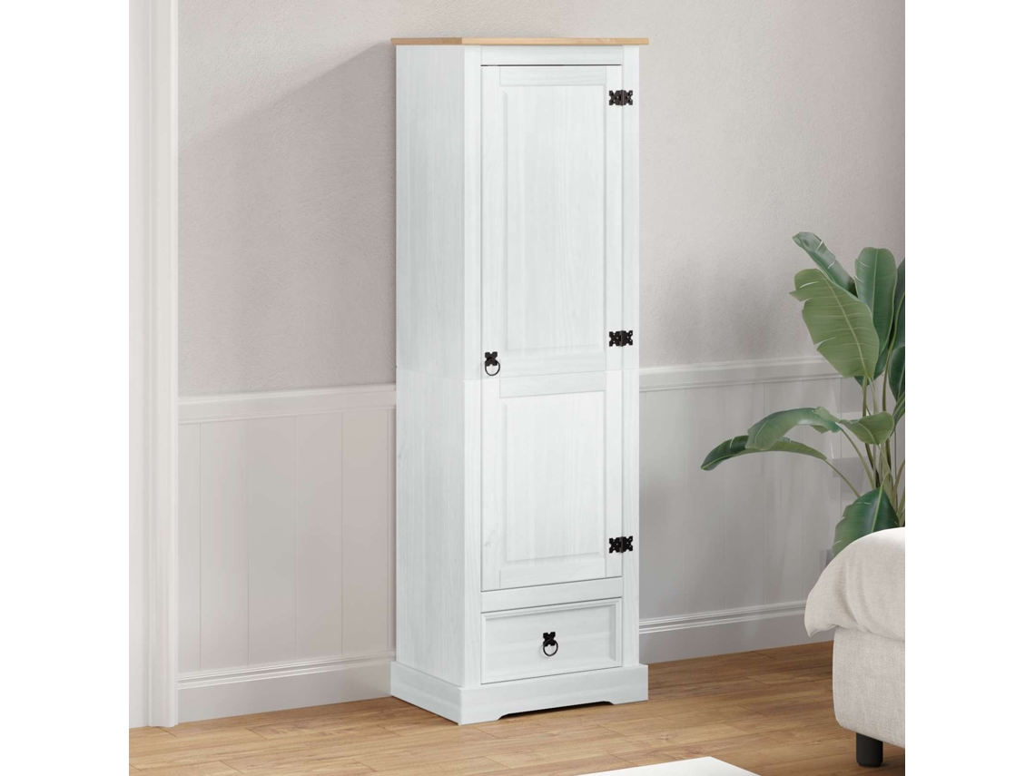 Vidaxl Guarda-roupas Branco 55 X 38 X 170 Cm