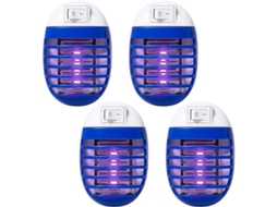 Nova Line 4 Pack Matadouro de Mosquitos Indoor com Luz Led para Jardim e Quarto