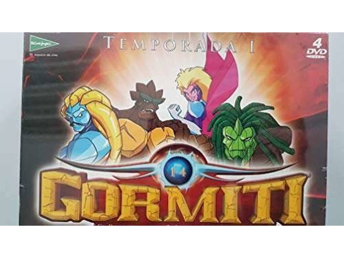 DVD Gormiti Temporada 1 Con 4 s Poster Camiseta 4 Imanes (Edição em Espanhol)