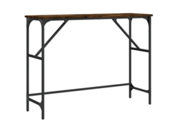 Console Table, Console Tables Vidaxl Marrom Madeira Processada (n/a)