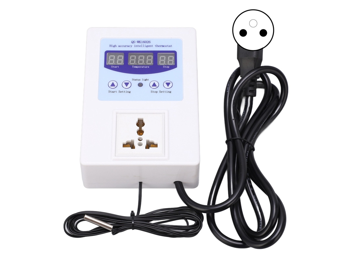 Controlador de Temperatura Digital com Tomada EU YURU