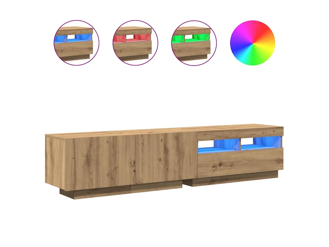 Tv Cabinet, Tv Cabinets Vidaxl Marrom Madeira Processada (n/a)