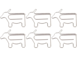 100-clipes De Papel Em Formato Vaca, Clipes De Papel Fofos Em Formato Animais, Clipes Decorativos, Arame De Ferro Para