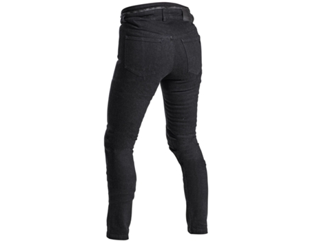 Calças de Mulher HALVARSSONS Motociclista Nyberg Ganga Preto (34)