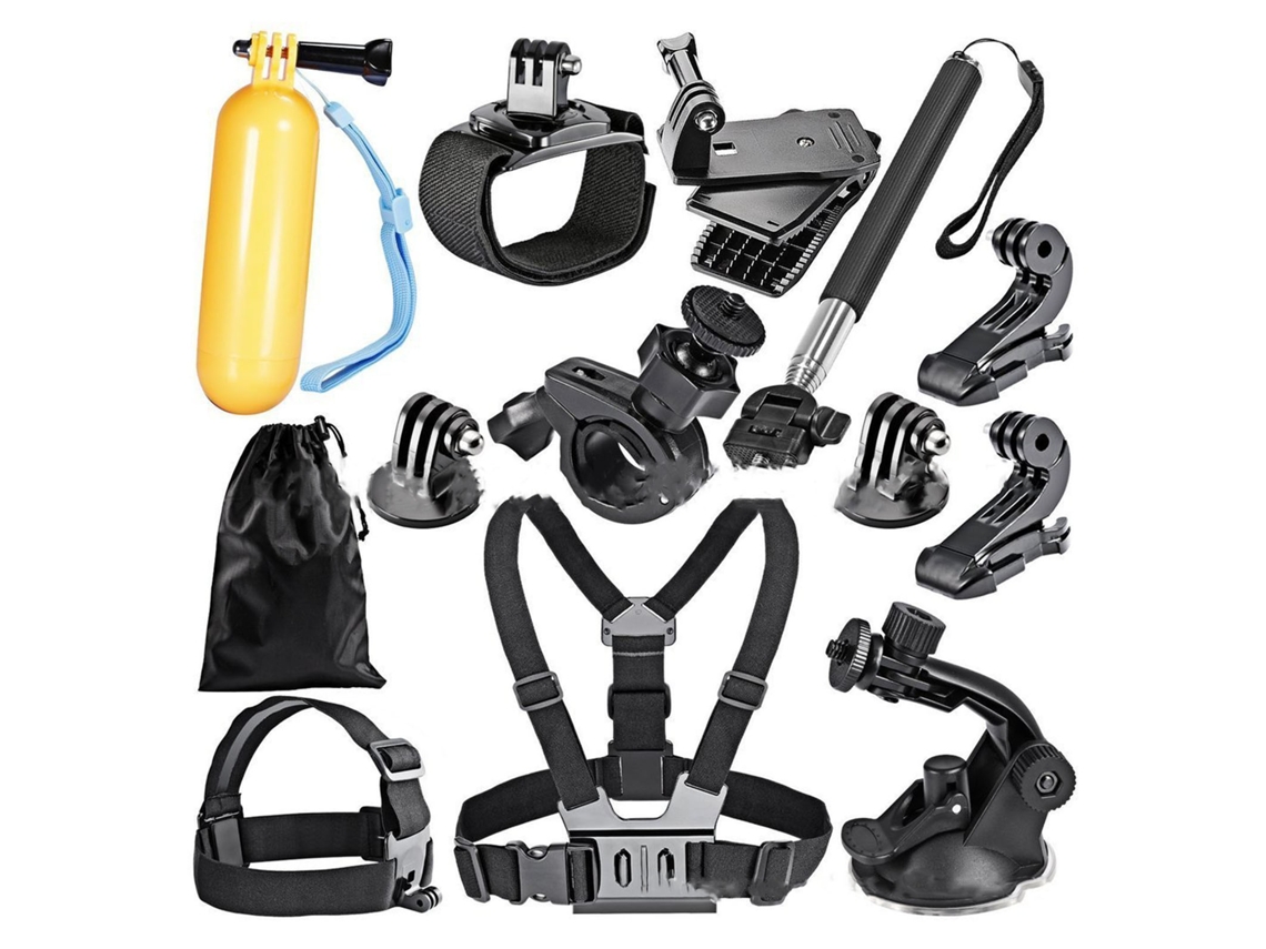 Kit De Acessórios Para Câmera De Ação Ajustável Com Diadema E Mango Flutuante Para Hero 11 10 9 8 7 6 5 (12 Peças)