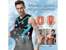 Colete Corretor De Postura Menionic Tourmalina - Conforto, Apoio E Alivio De Dor Para Homens E Mulheres 3 Pcs Mistura A