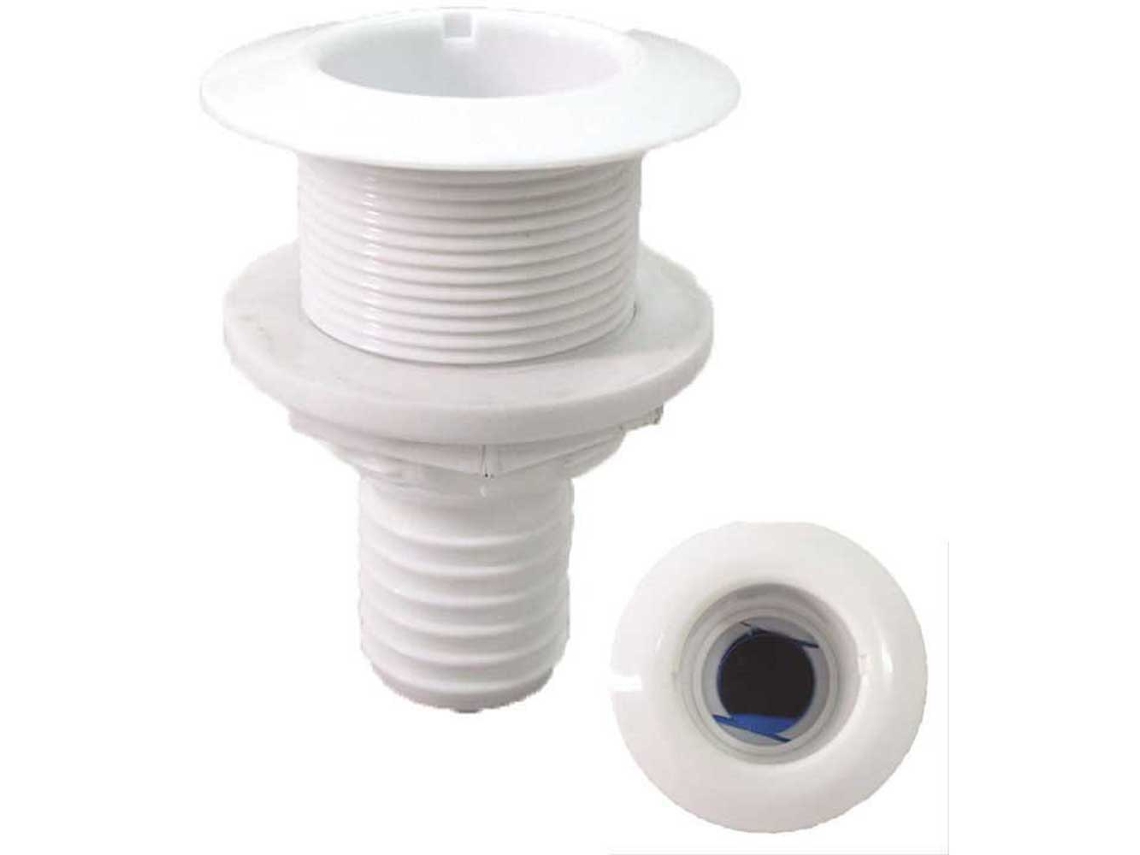 Thru-Hull com Flange Nivelado e Espiga de Mangueira 19 Mm Branconuova Rade