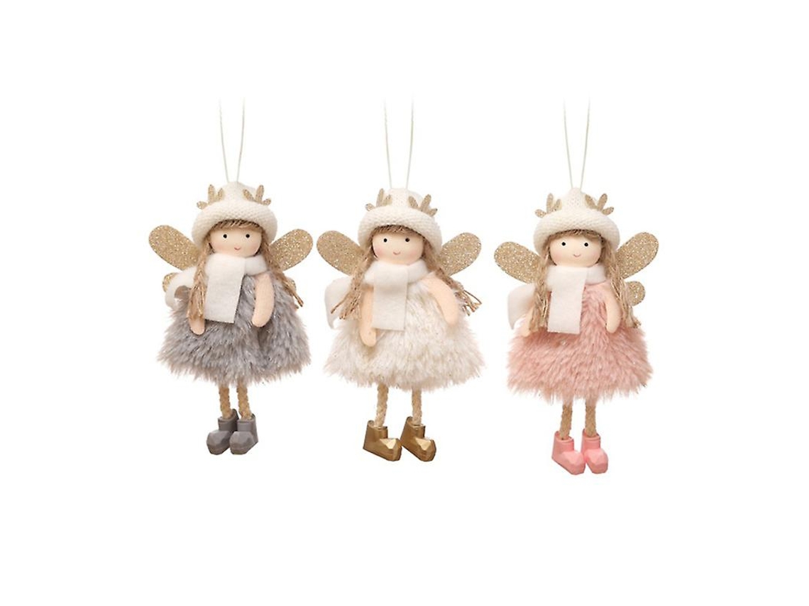 3 Peças de Pingentes de Boneca de Natal ALLINLESS
