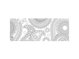 Fita Adesiva Washi, Washi, Artemio, Flower Power, 5cm, Preta