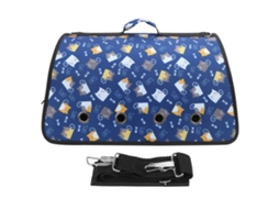 Mochila de Transporte para Cães e Gatos, Dobrável, Azul AQUAFORGE