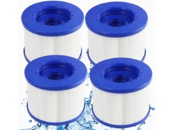 Cartuchos De Filtro Spin On Para Spas Infláveis Zeuxo (pacote Com 4)