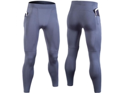 Calças esportivas masculinas 2026, leggings de compressão de secagem rápida para academia, corrida, ioga e treino.