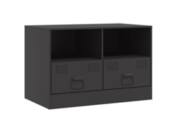 Móvel de Tv 67x39x44 Cm Aço Preto MAISON EXCLUSIVE
