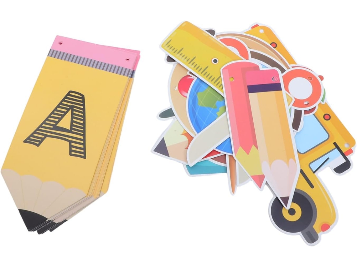 Conjunto De 2 Peças De Decoração Suspensa Para A Volta Às Aulas Da