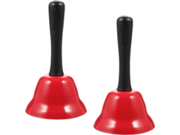 Conjunto De 2 Sinos De Natal De Metal Vermelho Sinos Decorativos Para Festas E Mesas Brinquedo Educativo Ideal Para Criar Um Amb Gokoco