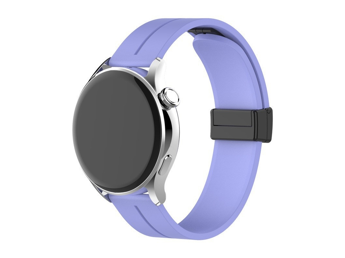 Bracelete Para Garmin Vívomove Hr/3/style/luxe/sport/trend (20mm) Roxo Cuich
