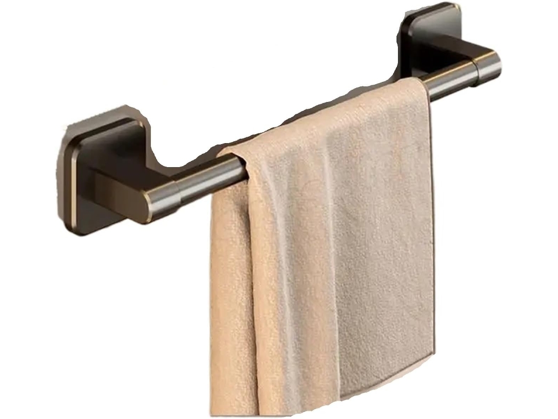 Suporte De Toalhas Autoadesivo Para Banheiro, Montado Na Parede, Sem Necessidade De Furar, Prateleira Horizontal De