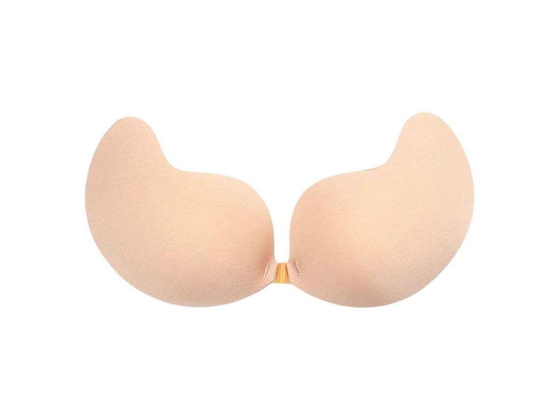 Sujetador Adhesivo Invisível de Silicone, Sem Costura, Push Up, Reutilizável, Tono Natural, S/MARCA
