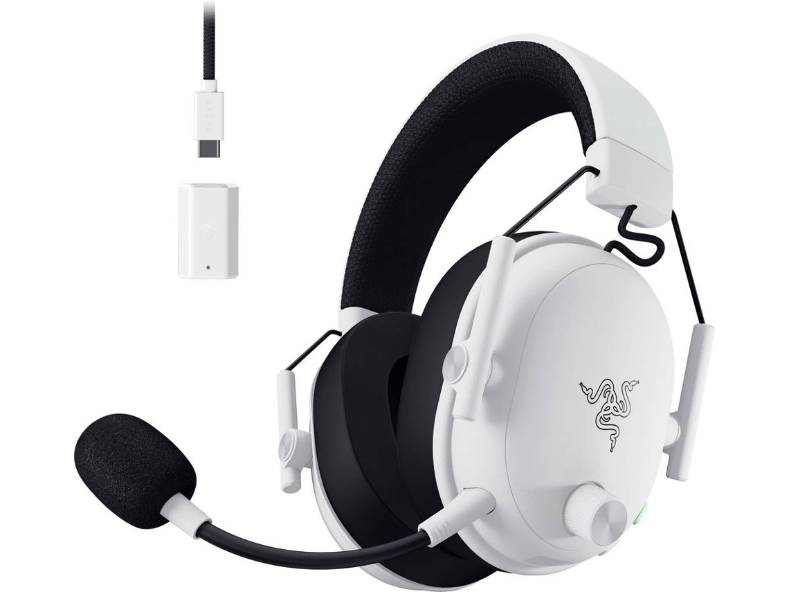 Auscultadores RAZER Headset BlackShark V3 (Branco)