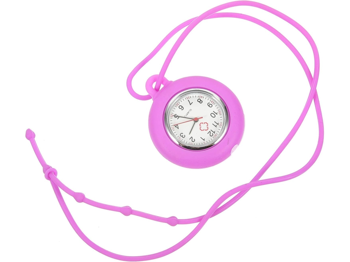 Relógio Portátil GOKOCO com Mostrador Redondo de Silicone para Uso Médico