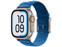 Pulseira fina em aço inoxidável com data em formato de borboleta para Apple Watch S11 S10 9 8 7 6 5 4 3 2se, azul, 38 40 41 42 mm