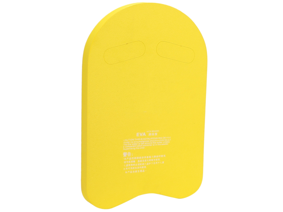 Placa de Natação Eva U shape Leve para Adultos e Crianças Amarela