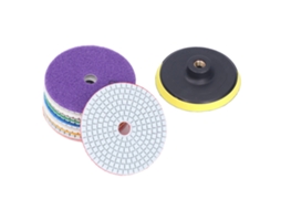 Conjunto 11 Discos Polimento Diamante Pedra Cerâmica Apoio