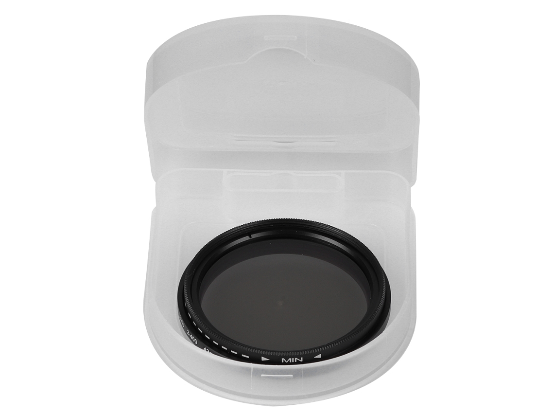 Filtro Nd Ajustável Nd2-400 Para Lentes De Câmera Slr E Mirrorless Junestar 43mm
