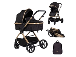 Carrinho de Bebé Pearl Convertible Duo Até 22 Kg de Peso CHIPOLINO Noir