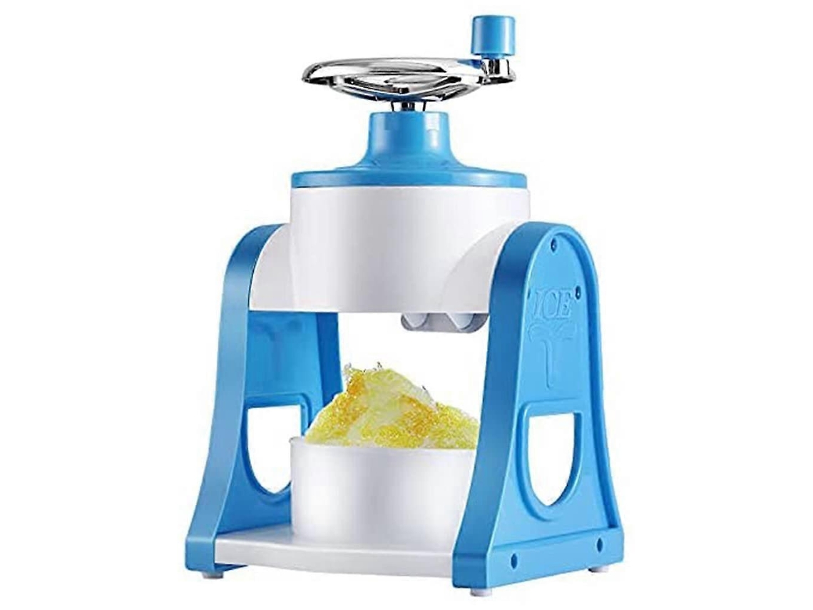 Triturador De Gelo Manual Com Lâminas De Aço Inoxidável, Fácil De Usar Com Manivela, Ideal Para Casa E Piqueniques.