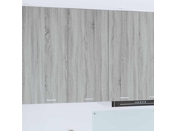 Vidaxl Armário Suspenso Cinza Sonoma E Branco 50 X 31 X 100 Cm
