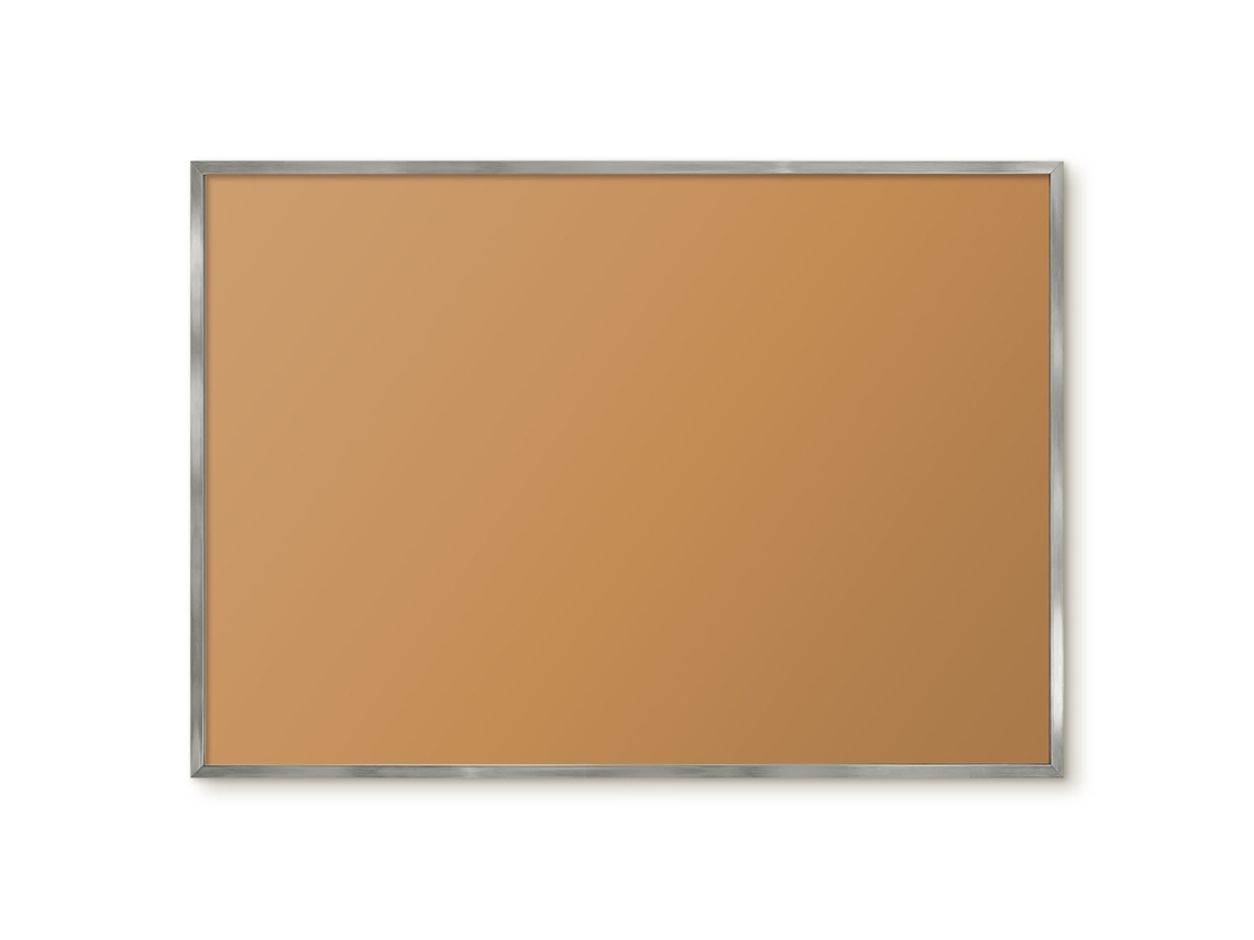 Magnetic Wall Board Brown Color For The Office Espelharte (100x70 Cm)