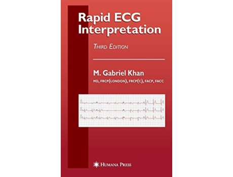 Livro Rapid ECG Interpretation de M Gabriel Khan (Inglês - Capa Dura)
