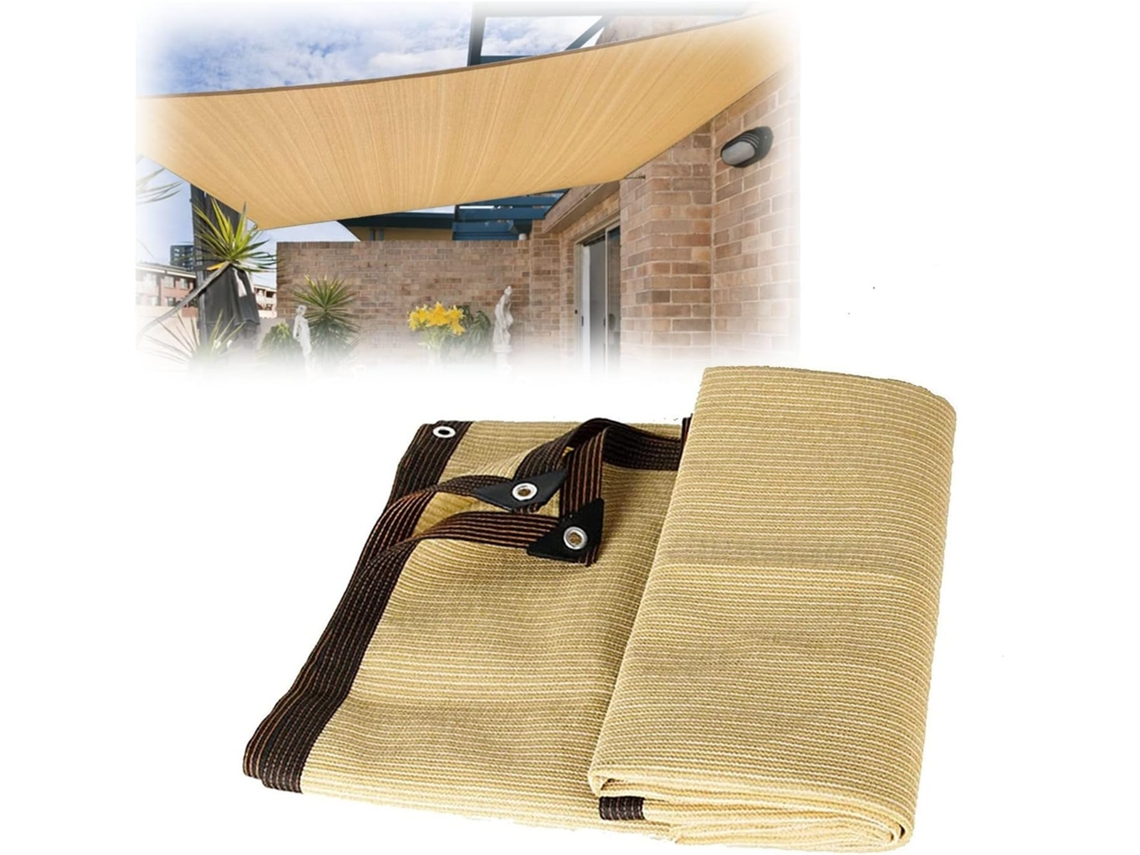 Vela De Sombra Para Jardim Com Proteção Uv Impermeável
